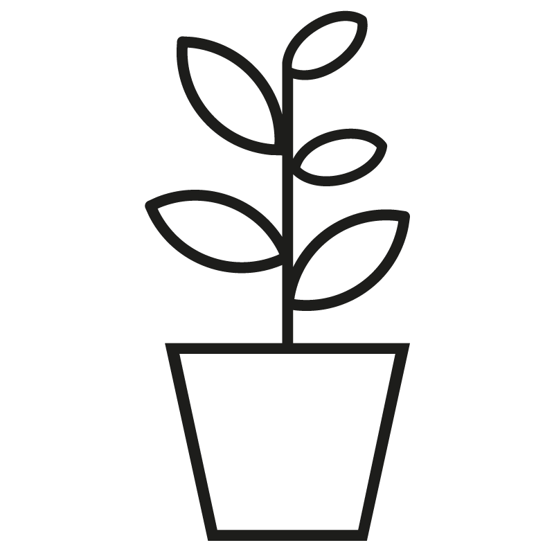 substraat-iconen-Groene-Potplanten-zwart